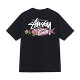 Fish と Flowerステューシー STUSSY T BASIC シャツ メンズ レディース 半袖 トップス ストリート並行輸入品